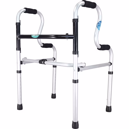 OEM Medical Health Home Care Klappbarer Rollator, verstellbarer, leichter Aluminium-Gehwagen für Erwachsene