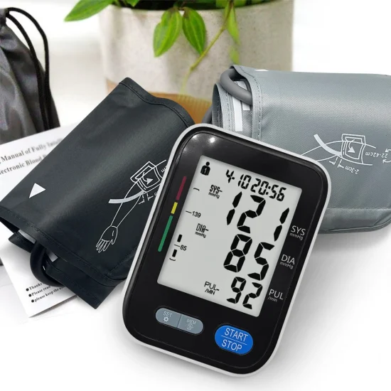 LCD Health Care Blutdruckmessgerät Inflation BPM Oberarm-Blutdruckmessgerät